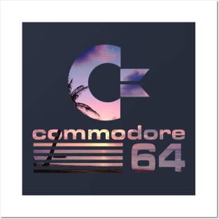 Commodore 64 Vaporwave logo Posters and Art